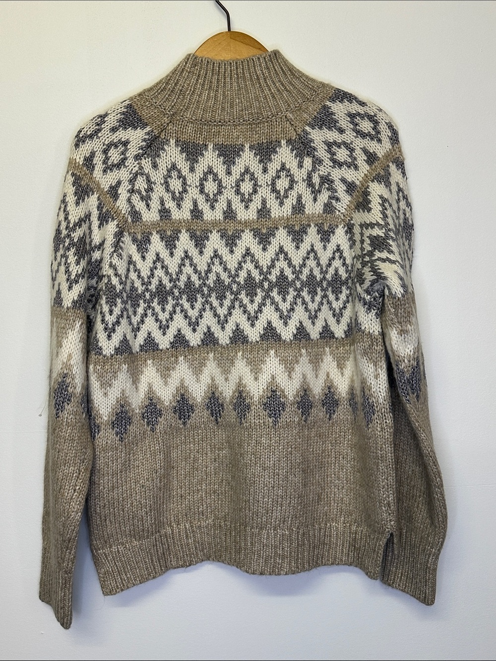 Lucky Brand Fair Isle mock neck Sweater - Picture 3 of 4